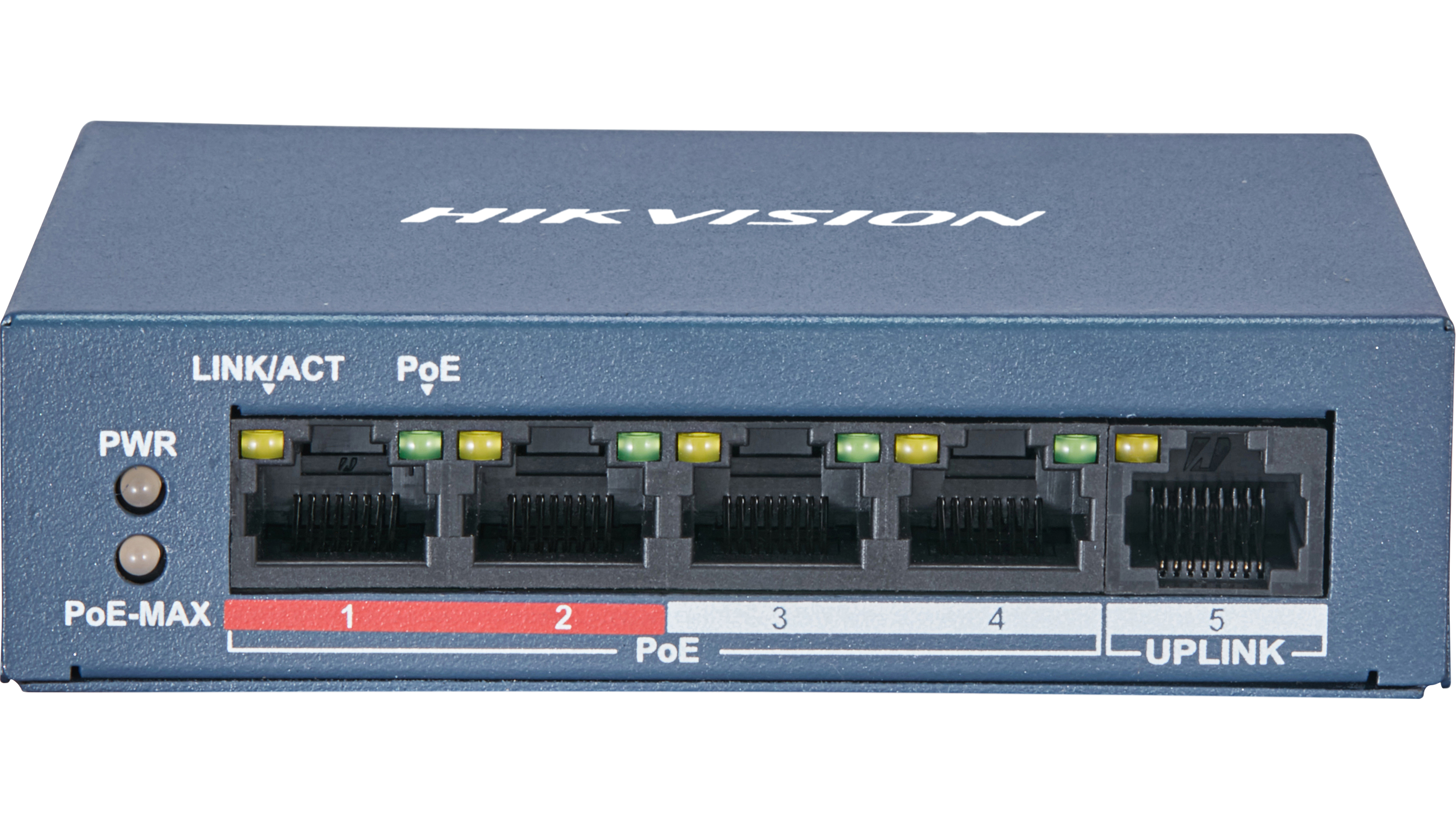 4 Port Fast Ethernet Unmanaged POE Switch DS-3E0105P-E/M(B)