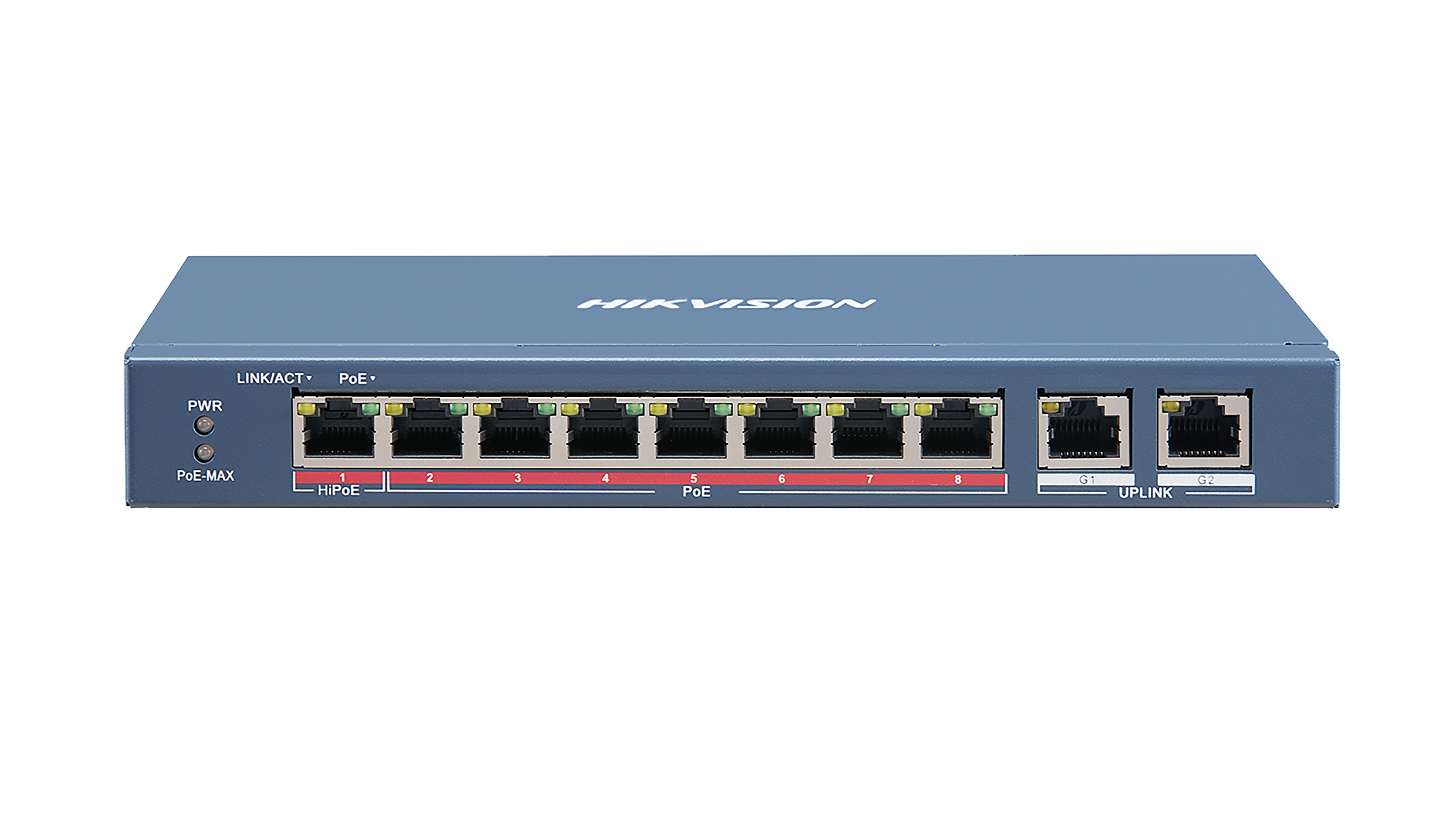 8 Port Fast Ethernet Unmanaged POE Switch DS-3E0310HP-E